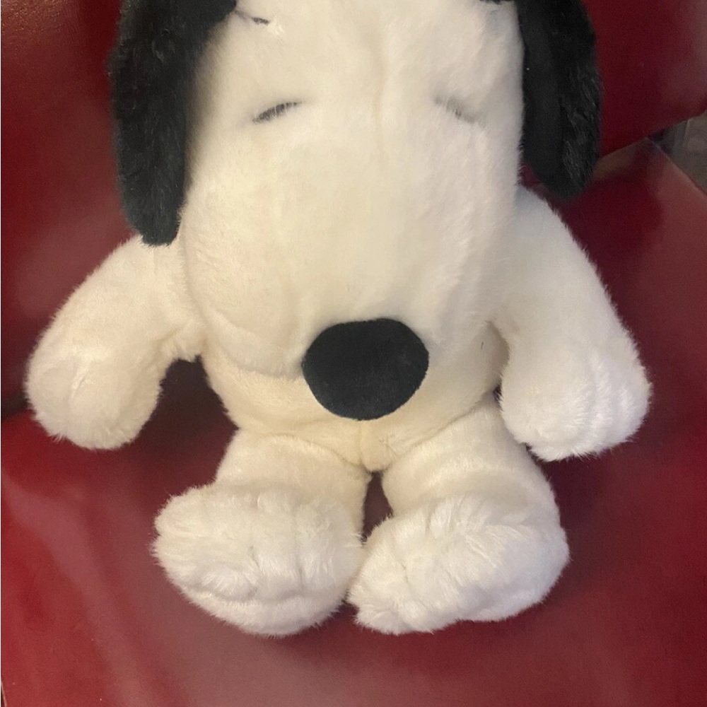 snoopy puppet  White and Black hand puppet